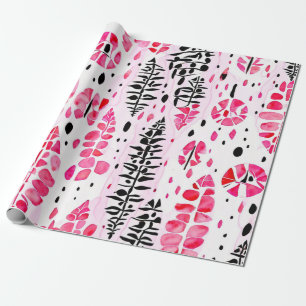 Papel De Regalo Horizontes rosas: Patrones nativos americanos