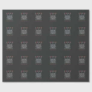 Papel De Regalo Horneando Alegría Navideña Patrón de Tejido de Hor