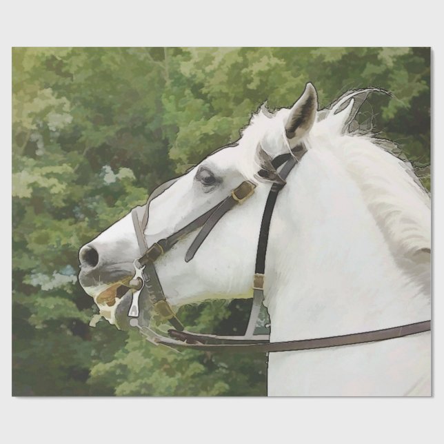 PAPEL DE REGALO HORSE (Superficie plana)