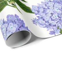 Papel de regalo Hortensia Azul