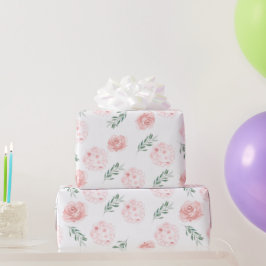 Papel de regalo Hortensia Rosa