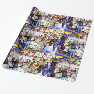 Papel De Regalo Hot Dog God, Nueva York