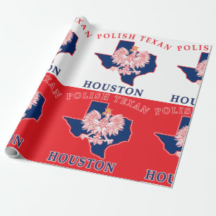 Papel De Regalo Houston Poland Texan