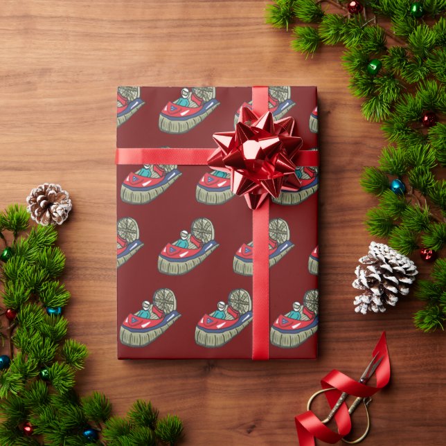 Papel De Regalo Hovercraft (Regalo de vacaciones)