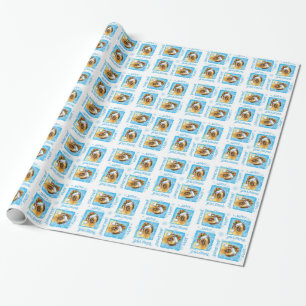 Papel De Regalo Howlidays feliz Briard