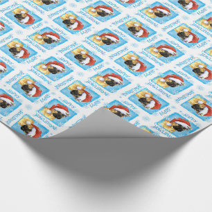 Papel De Regalo Howlidays feliz Bullmastiff