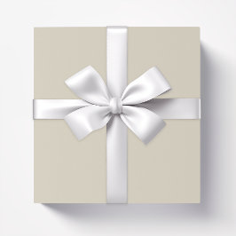 Papel De Regalo Hueso sólido beige blanco
