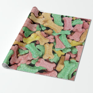 Papel De Regalo huesos de leche para perros
