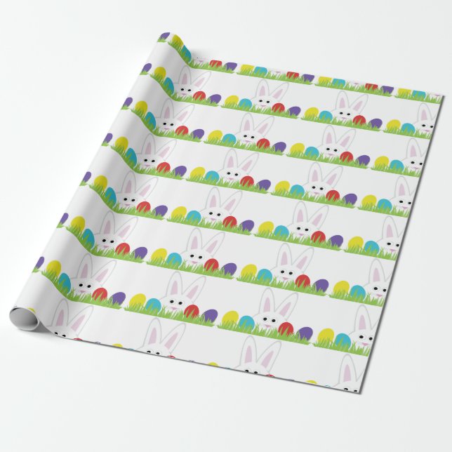 Papel De Regalo Huevos conejillos (Desenrollado)