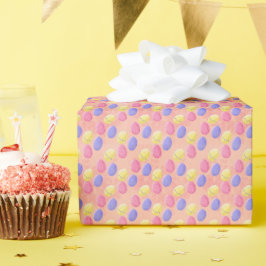 Papel De Regalo Huevos de color de Pascua