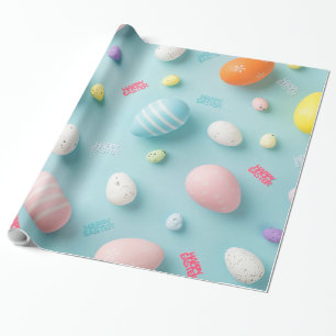 Papel De Regalo Huevos de Pascua