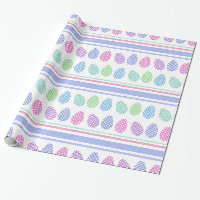 Papel De Regalo Huevos de Pascua (Desenrollado)