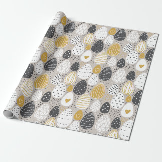 Papel De Regalo Huevos de Pascua Cute Pastel