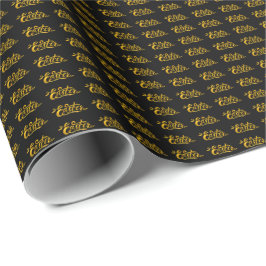 Papel De Regalo Huevos de Pascua de Oro