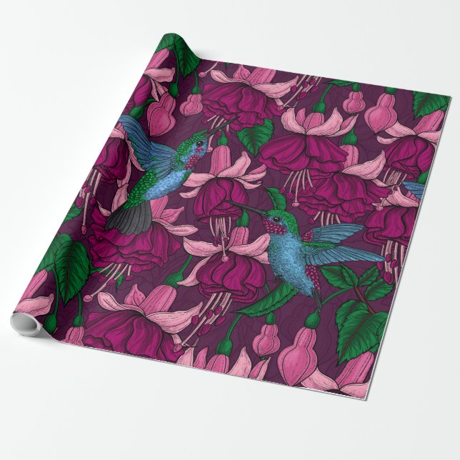 Papel De Regalo Humingbird (Desenrollado)