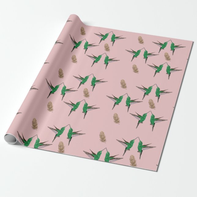 Papel De Regalo Hummingbird (Desenrollado)