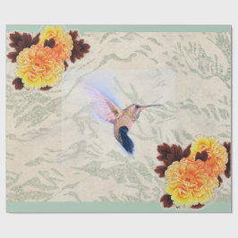 Papel De Regalo HUMMINGBIRD MARIGOLD WrapPaper