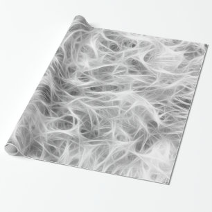 Papel De Regalo Humo Blanco Y Gris