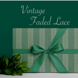 Papel De Regalo Humo Vintage Humo Verde Damasco Antigüedad Trazo
