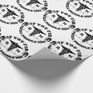 Papel De Regalo Humor de la enfermera Médico PADDLE