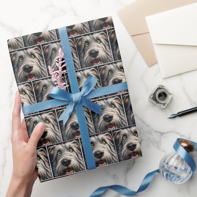 Papel De Regalo Humor de perro lobo irlandés (Regalar)