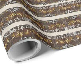 Papel De Regalo Humor gráfico de vino