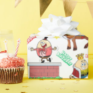 Papel De Regalo Humpty Dumpty Kids Birday Fiesta