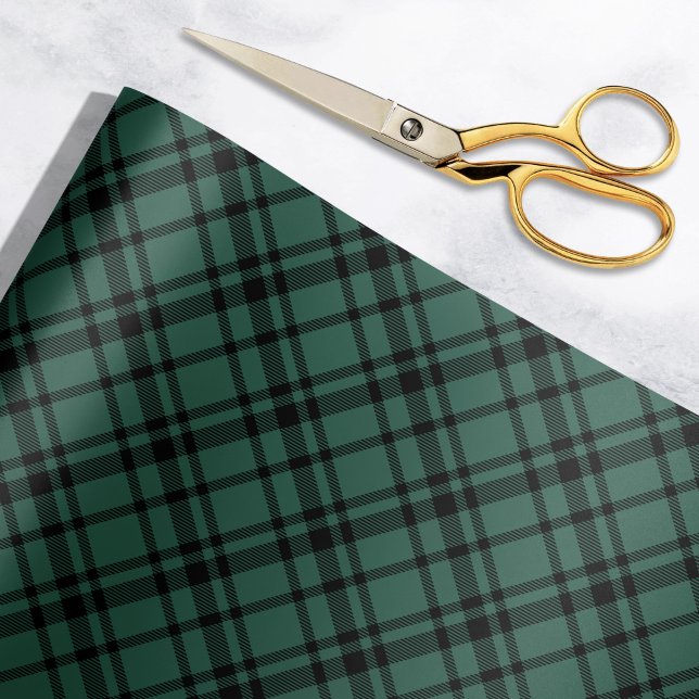 Papel De Regalo Hunter Green Scottish Tartan Plaid Holiday (Subido por el creador)