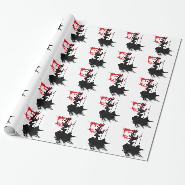Papel De Regalo Húsar polaco (Desenrollado)