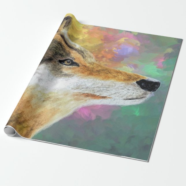 Papel De Regalo Husky Dog Moselle (Desenrollado)