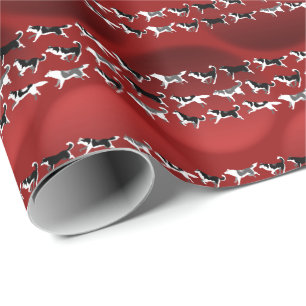 Papel De Regalo Husky Wraping Paper Navidades Husky Gift Paper