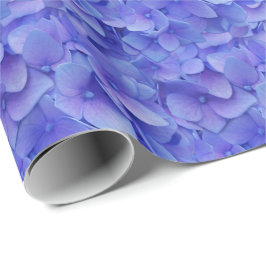 Papel De Regalo Hydrangea blue
