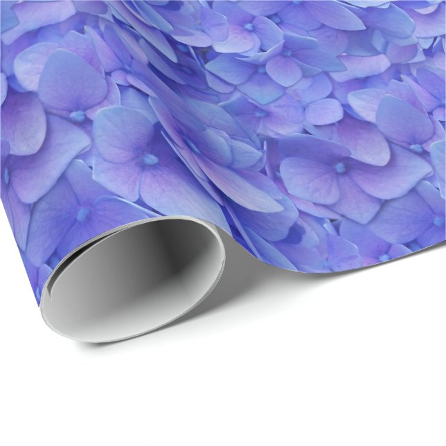Papel De Regalo Hydrangea blue (Esquina del rollo)