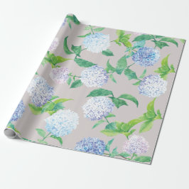 Papel De Regalo Hydrangea Elegante diseño de Pascua