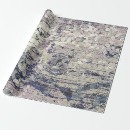 Papel De Regalo Hydrangea Floral Antiguo Estilo Vintage Madera de 