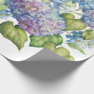 Papel De Regalo Hydrangeas en la floración