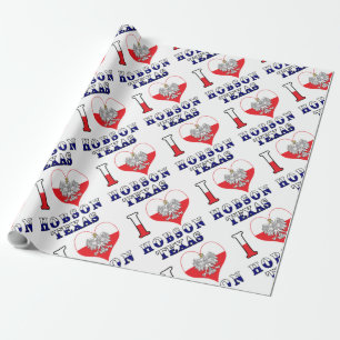 Papel De Regalo I Heart Love Hobson Texas