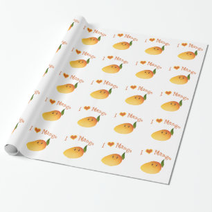 Papel De Regalo I Heart (love) Mango