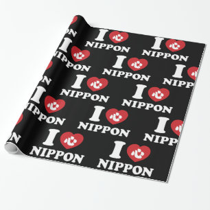 Papel de regalo I HEART [LOVE] NIPPON