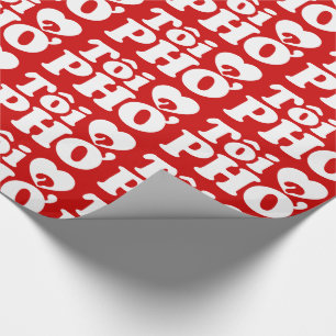 Papel De Regalo I Heart (Love) Pho (Tôi + PHỞ) Idioma Vietnamita