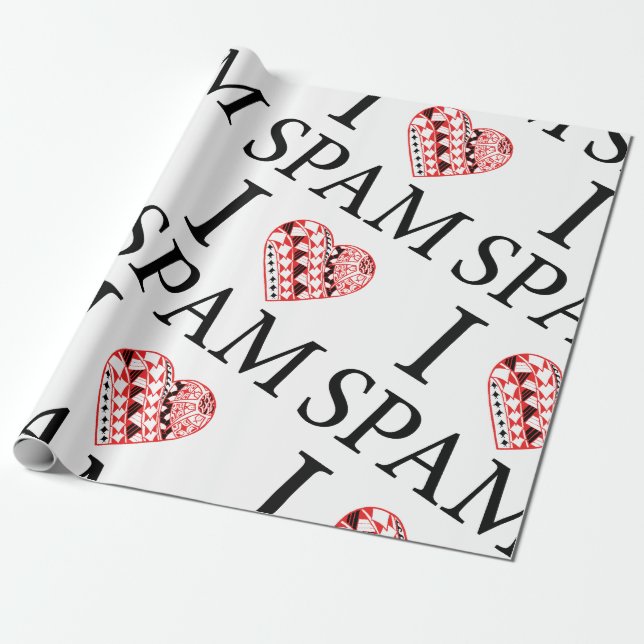 Papel De Regalo I Spam del corazón (Desenrollado)