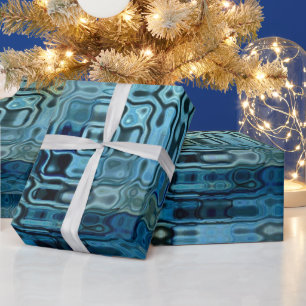 Papel De Regalo Ice Blue Wonder