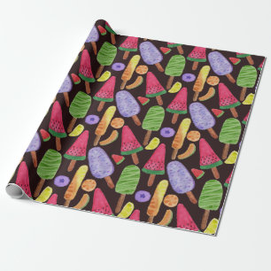 Papel De Regalo Ice cream pattern   Lollies pattern   lollipop 4
