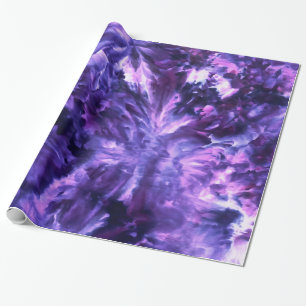 Papel De Regalo Ice Dyed Purple Heart Lilac