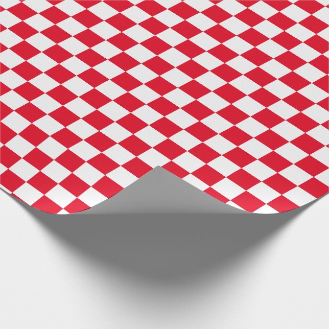 Papel De Regalo Ichimatsu japón patrón tradicional blanco (Esquina)