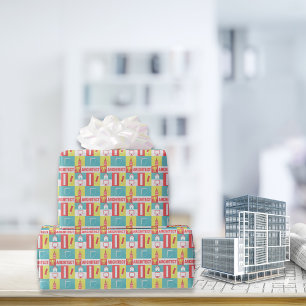 Papel De Regalo Icónico de Arquitecto Profesional Diseñado