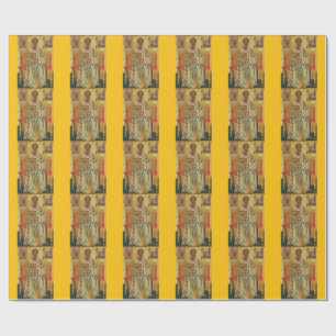 Papel De Regalo Icono ortodoxo bizantino de San Nicolás de Mira