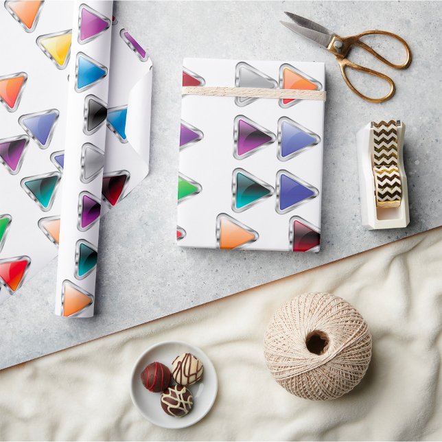 Papel De Regalo Iconos de botón coloridos (Subido por el creador)