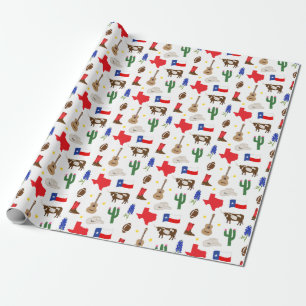 Papel De Regalo Iconos de Texas