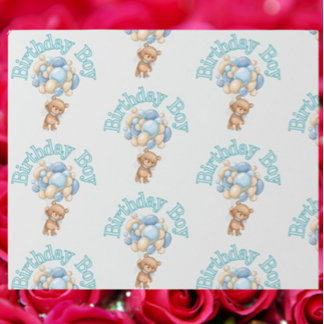Papel De Regalo Idea de Birthday Boy Bear